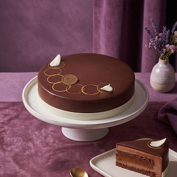 Belgian Chocolate Truffle Cake